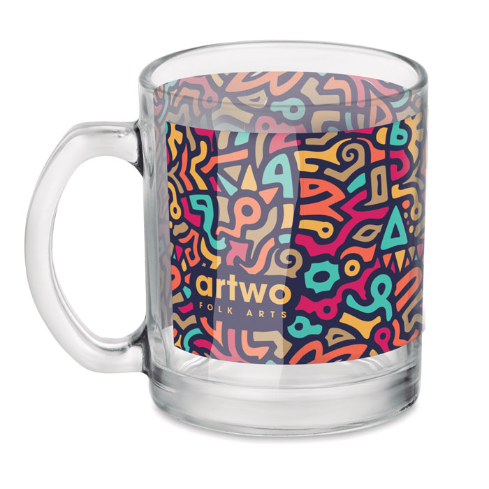 Glass mug 300ml | Eco promotional gift